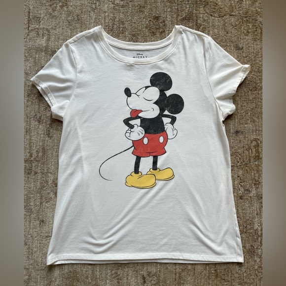 Disney Tops - Mickey Mouse T Shirt Size Large